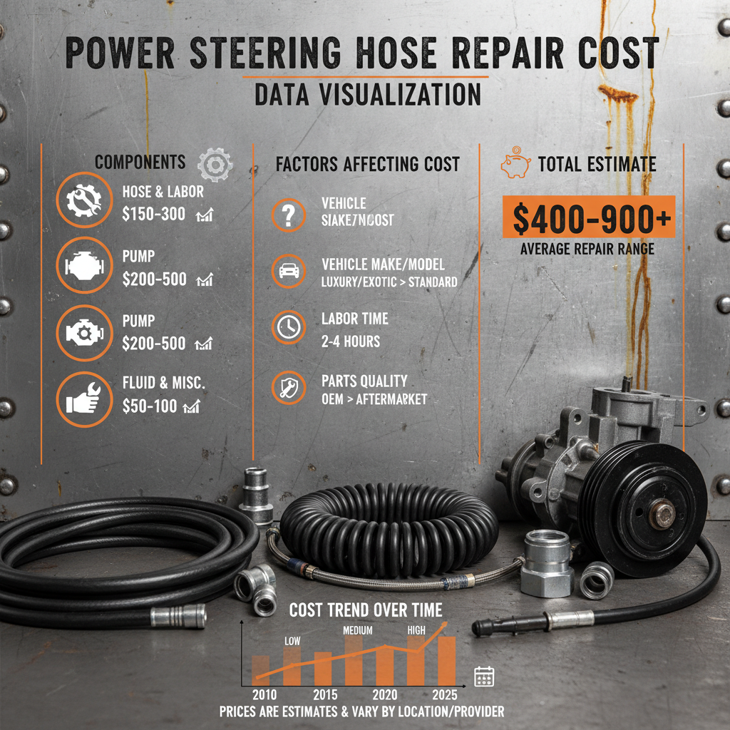 Understanding the Cost to Repair Power Steering Hose and Associated Factors