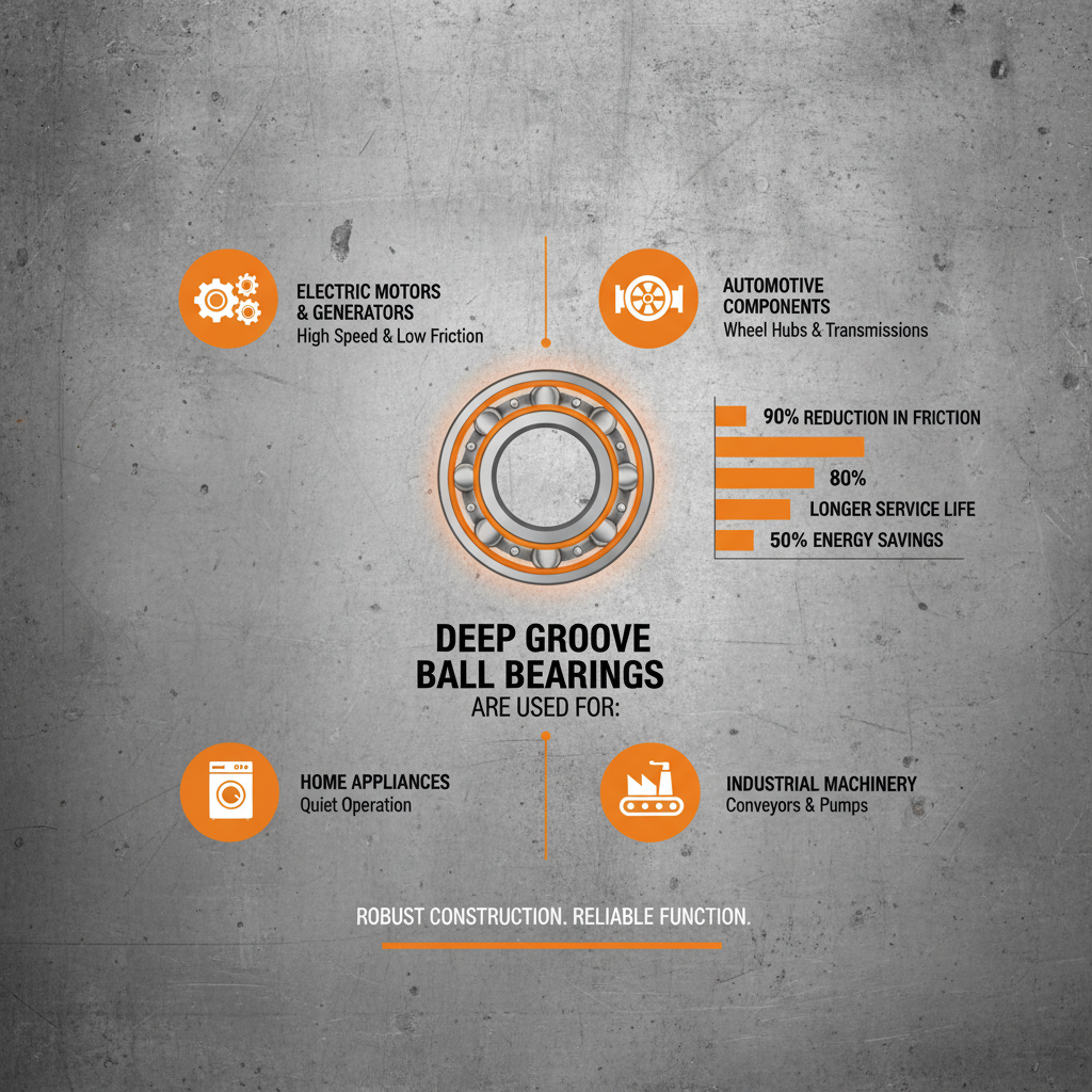 Deep Groove Ball Bearings Applications and Comprehensive Usage Guide
