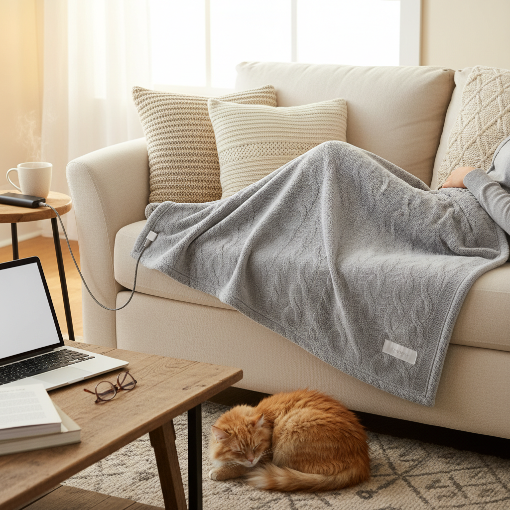 Discover the Comfort of a USB Heated Blanket for Warmth and Wellness
