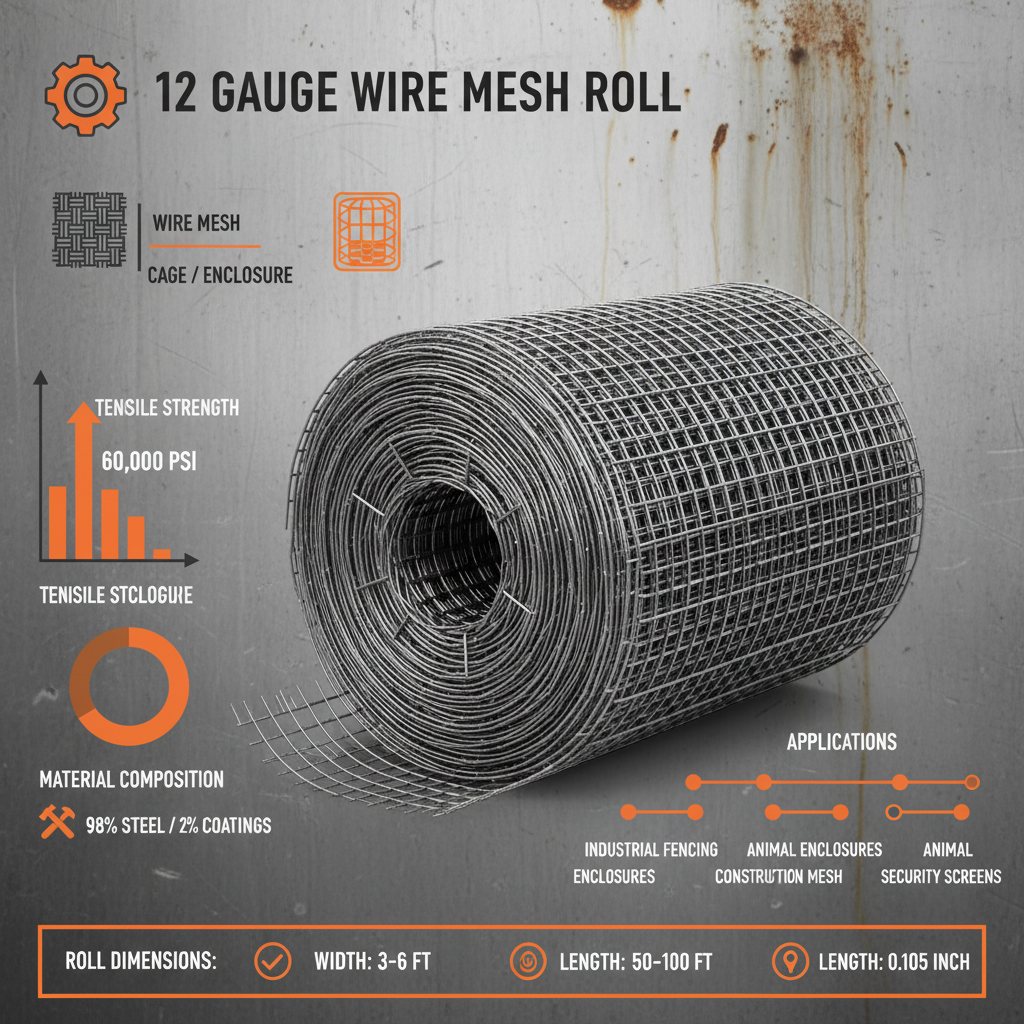 Comprehensive Guide to 12 Gauge Wire Mesh Roll Applications and Selection