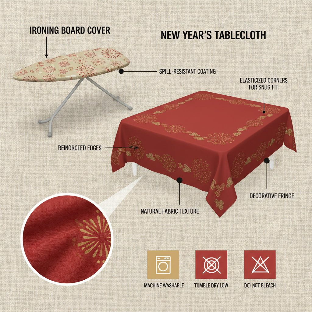 Elevate Your New Years Celebration with the Perfect New Years Table Cloth