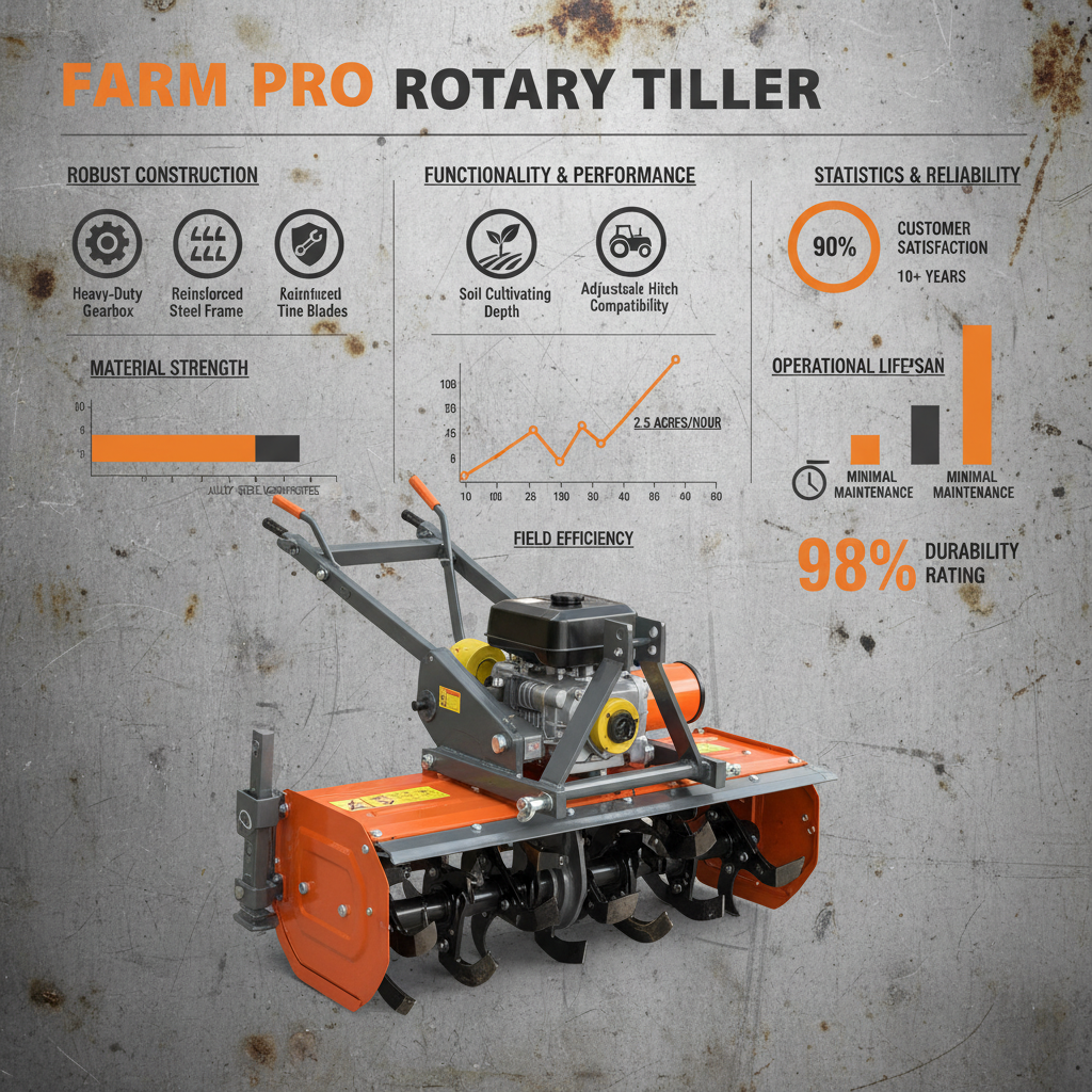 Boost Farm Productivity with a High Performance Farm Pro Rotary Tiller