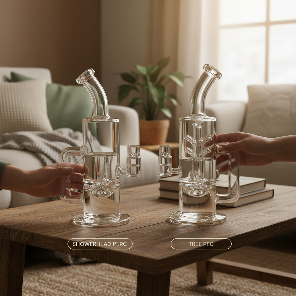 Showerhead Perc vs Tree Perc A Comprehensive Guide to Glass Bong Filtration