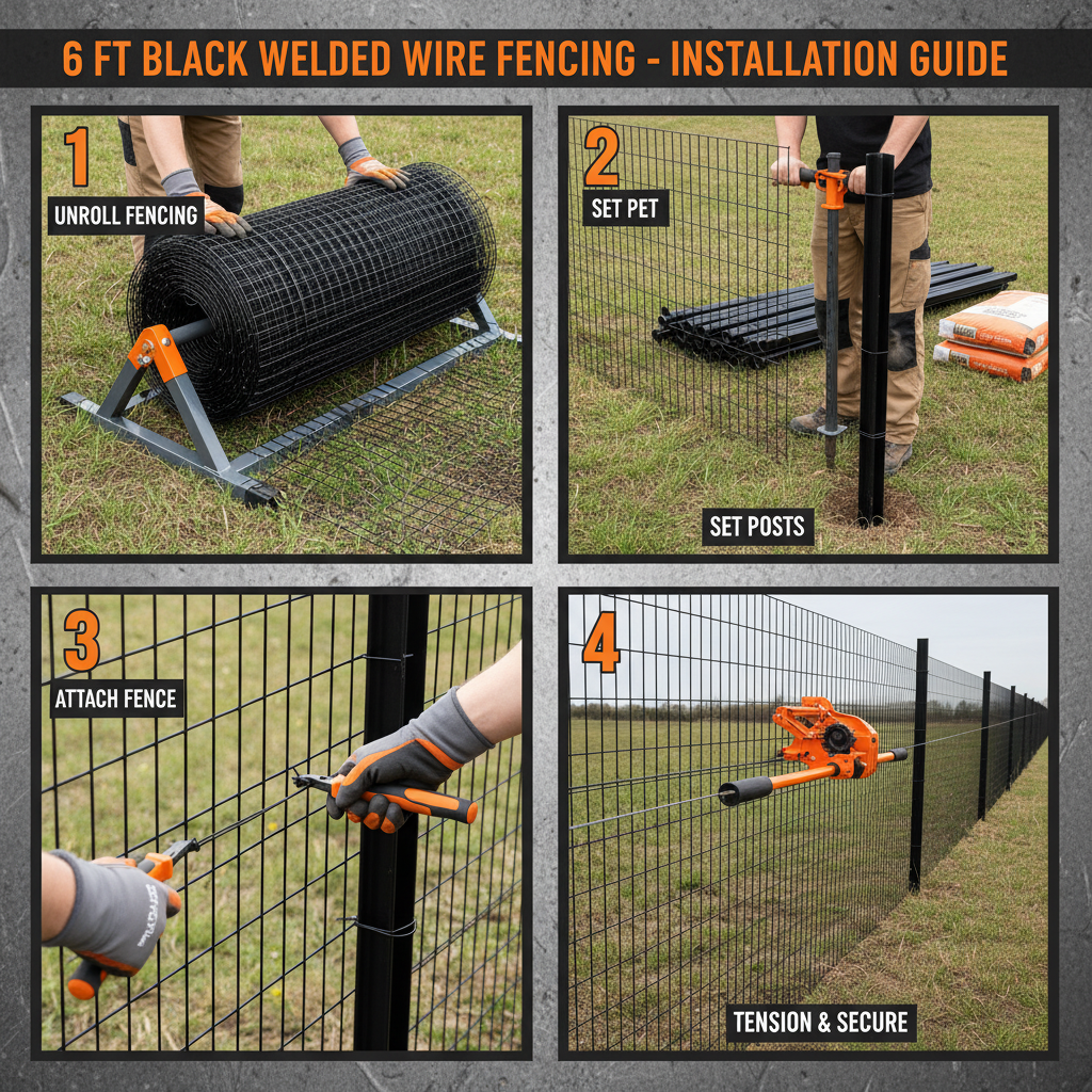 Choosing The Ideal 6 ft Welded Wire Fencing Black For Property Security