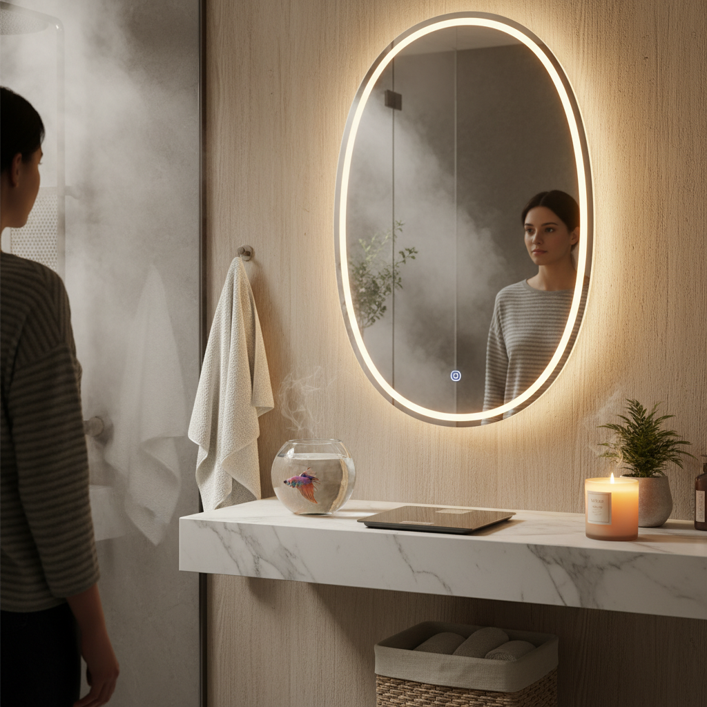 Enhance Your Daily Routine with a Premium Lighted Fogless Mirror