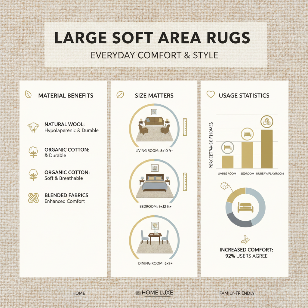 Discover the Comfort and Style of Large Soft Area Rugs for Your Home