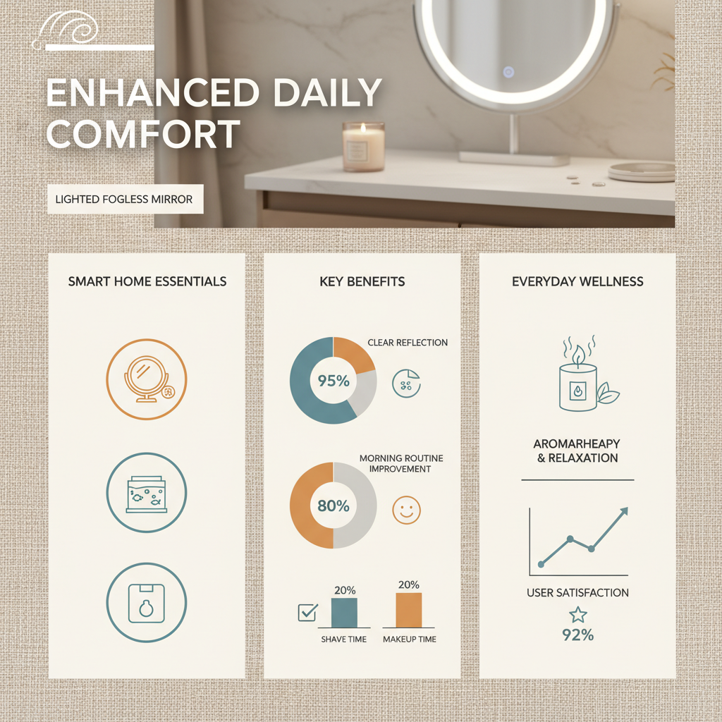 Enhance Your Daily Routine with a Premium Lighted Fogless Mirror