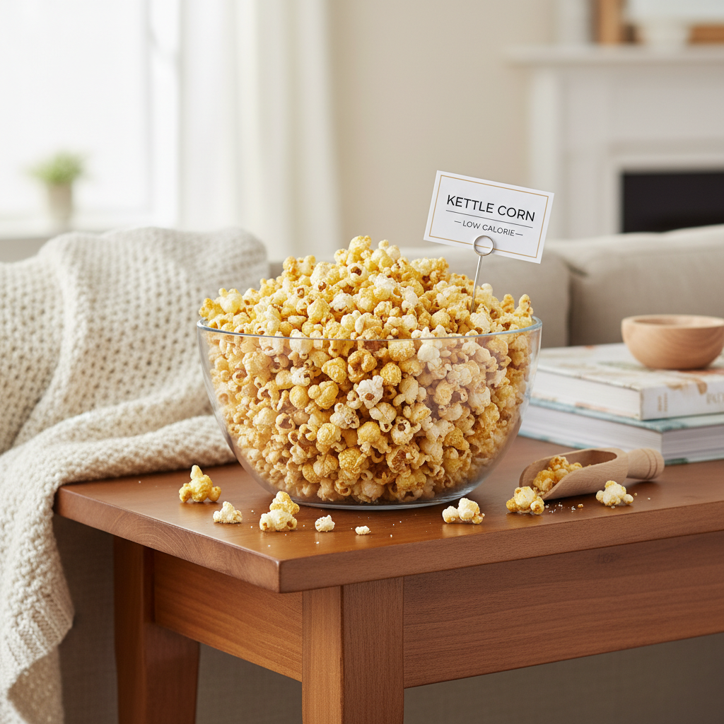 Enjoy Guilt Free Snacking with Delicious Low Calorie Kettle Corn
