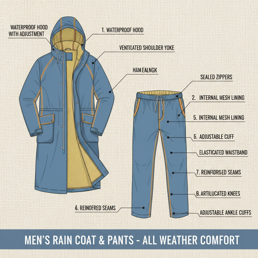 Comprehensive Guide to Mens Rain Coat and Pants for Optimal Weather Protection