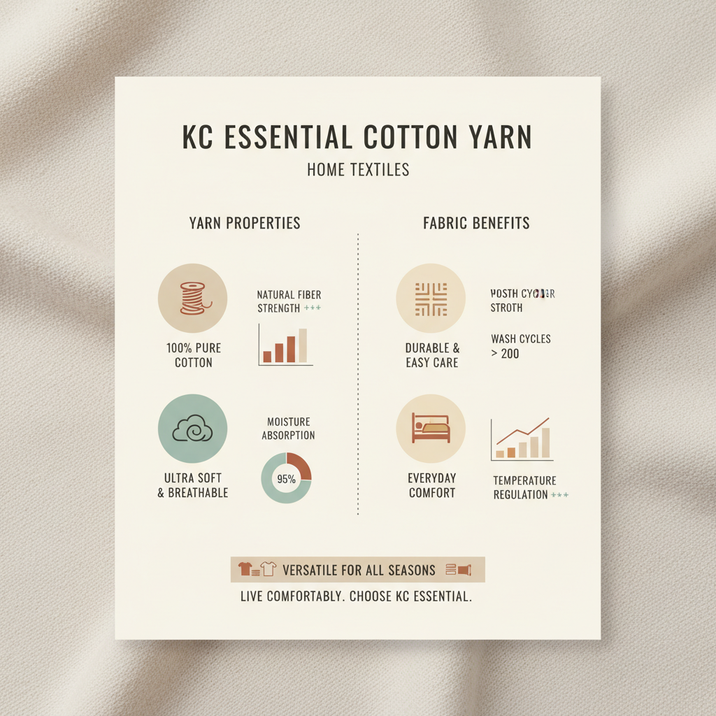 KC Essential Cotton Yarn A Comprehensive Guide to Properties and Applications