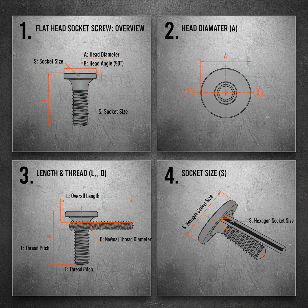Comprehensive Guide to Flat Head Socket Screw Dimensions and Applications