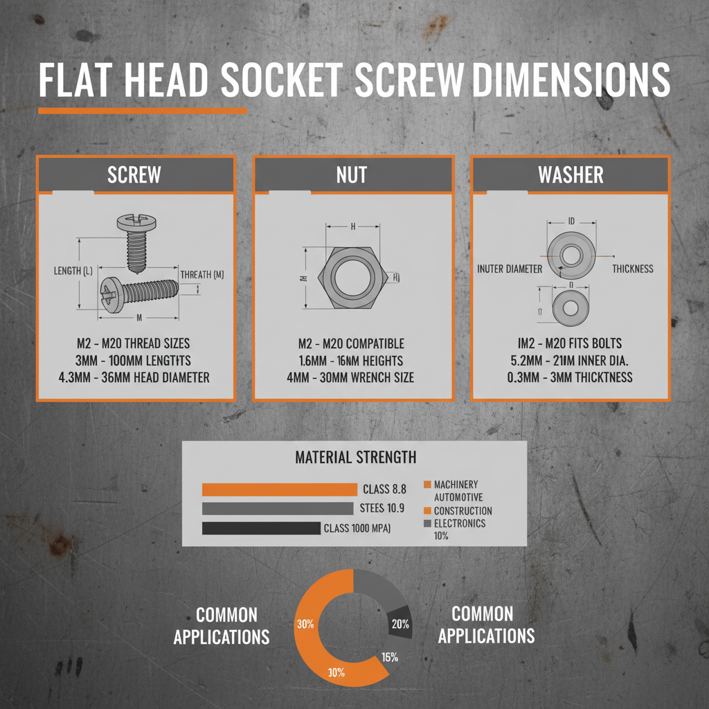 Comprehensive Guide to Flat Head Socket Screw Dimensions and Applications