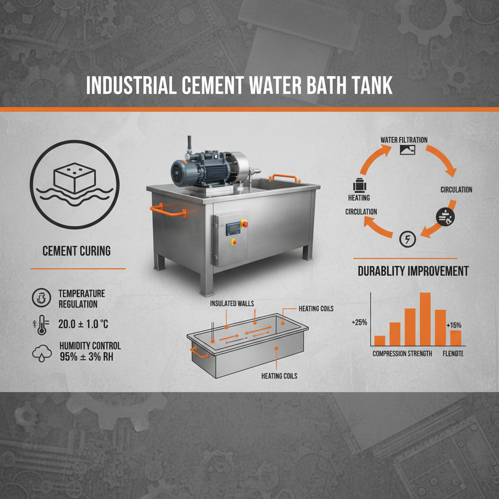 Cement Water bath tank