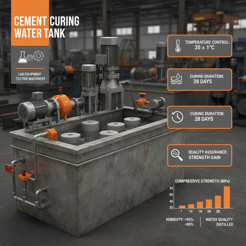 Cement curing Water tank