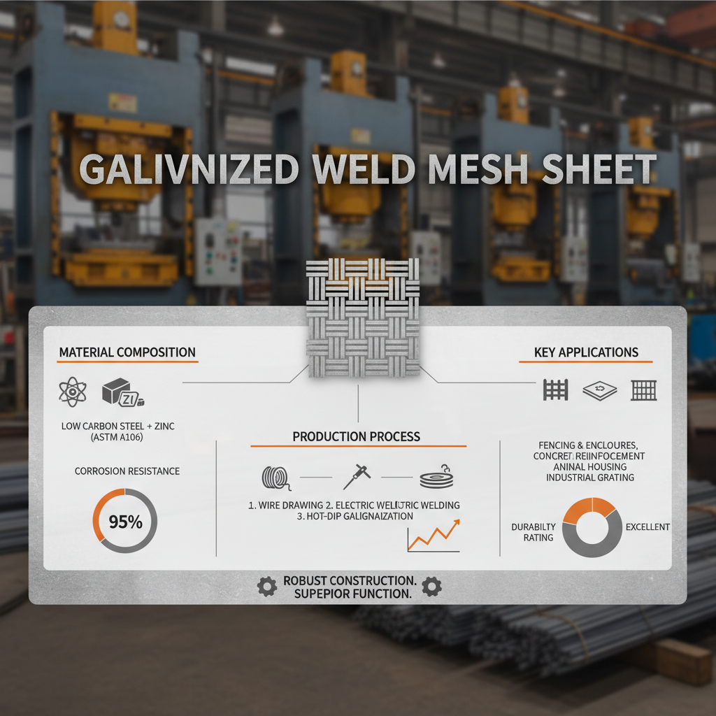 galvanised weld mesh sheet