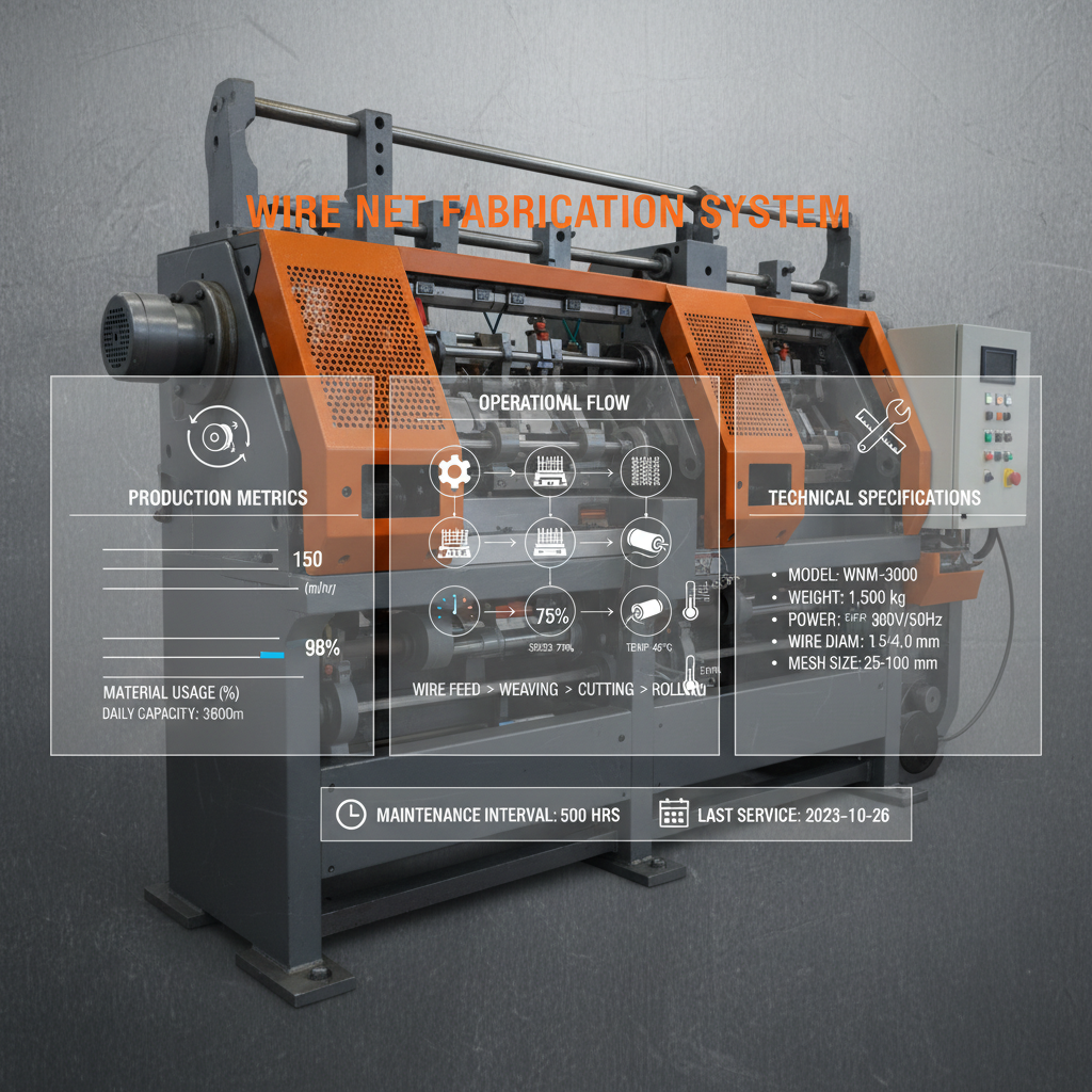 wire net making machine