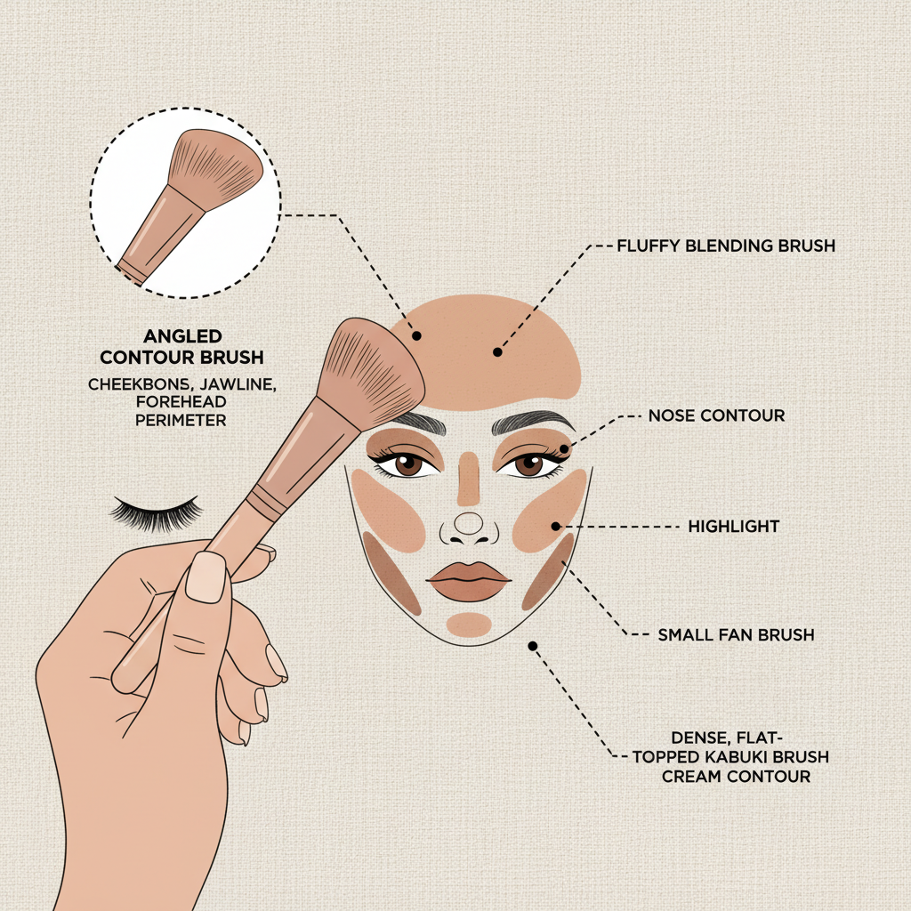 Discovering what brush to use for contour A Comprehensive Guide to Flawless Sculpting