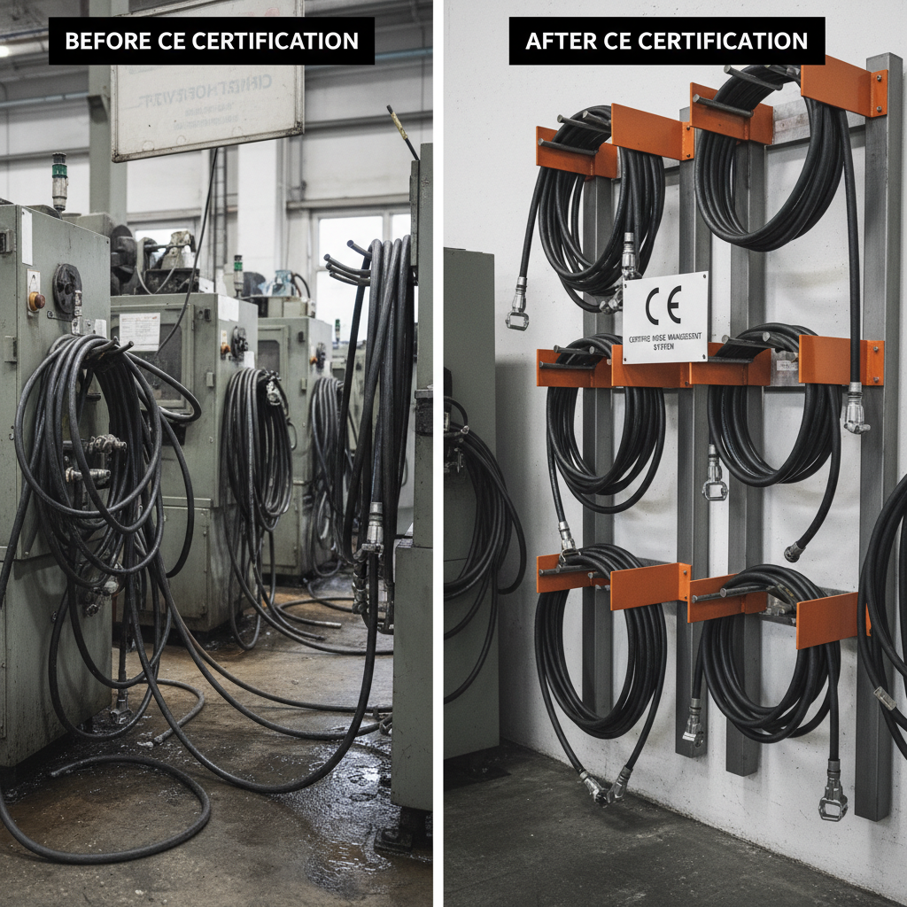 CE Certification hose racks industrial
