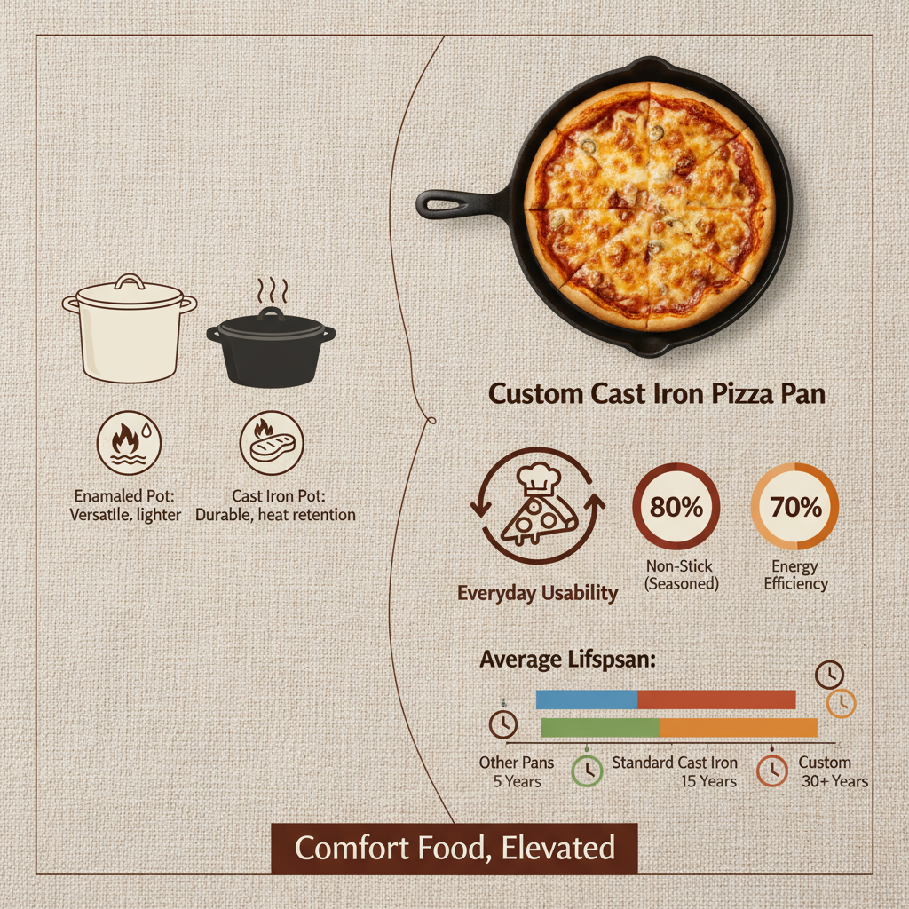 custom cast iron pizza pan
