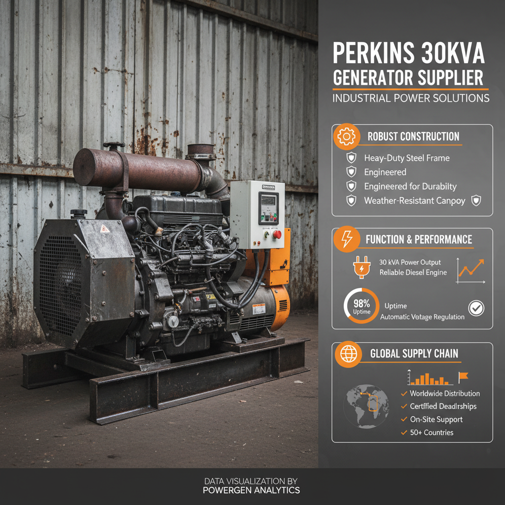perkins generator 30kva Supplier