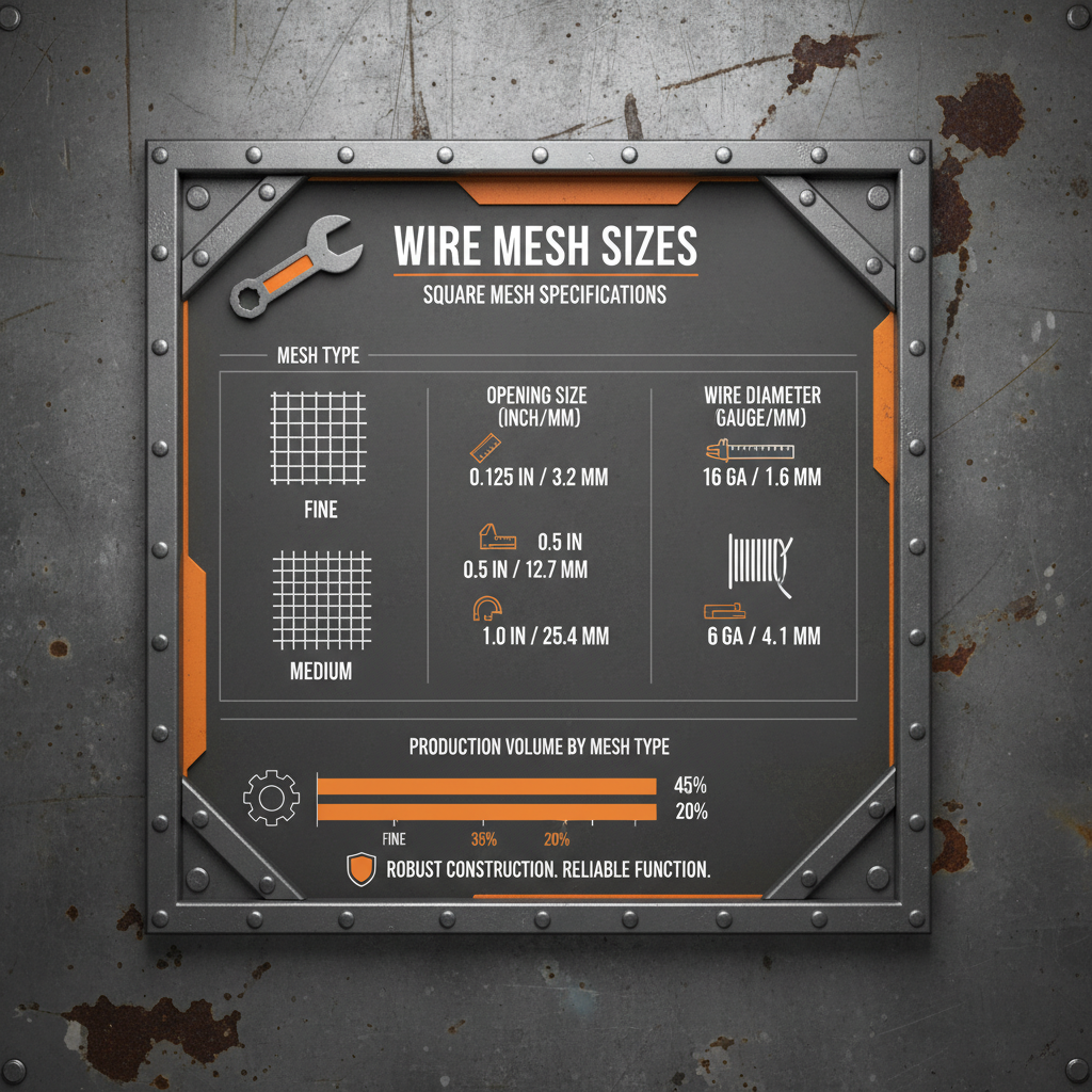 Understanding Optimal Applications of Various Square Mesh Sizes