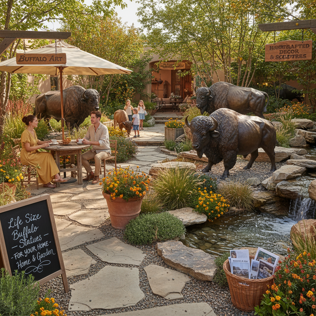 Find Stunning Life Size Buffalo Statues for Sale and Enhance Your Space
