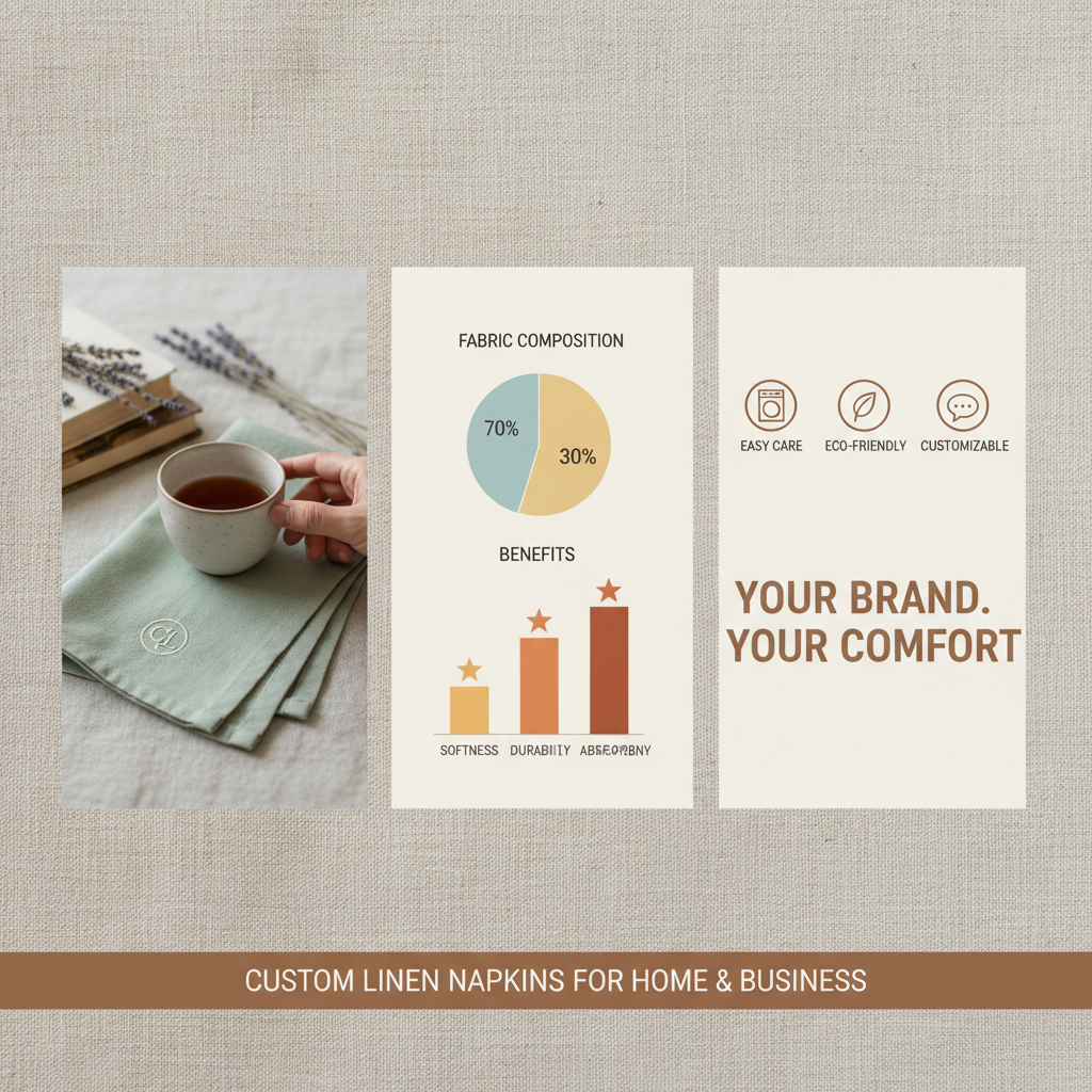 Elevate Your Brand with Custom Linen Napkin with Logo Solutions