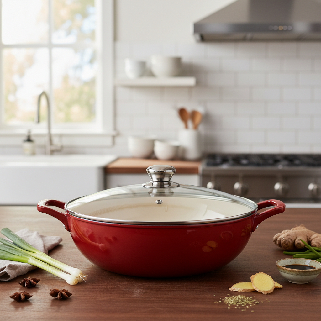 Discover the Superior Quality of China Enameled Cast Iron Wok Cookware