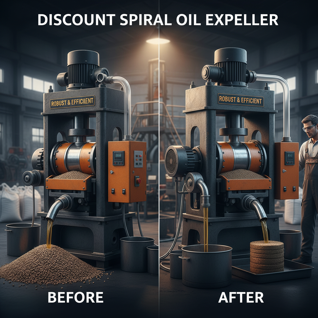 Maximize Oil Production with a Discount Spiral Oil Expeller