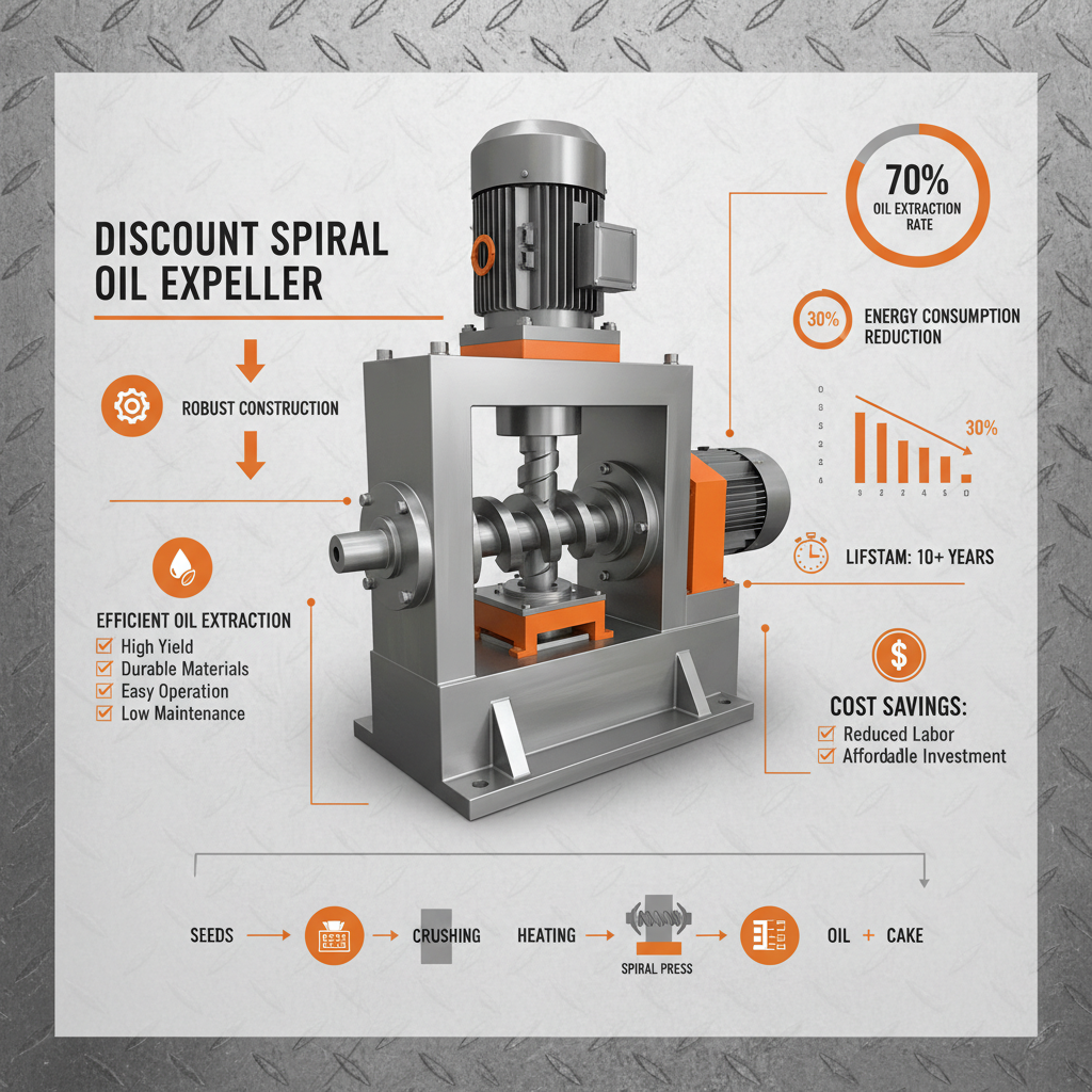 Maximize Oil Production with a Discount Spiral Oil Expeller