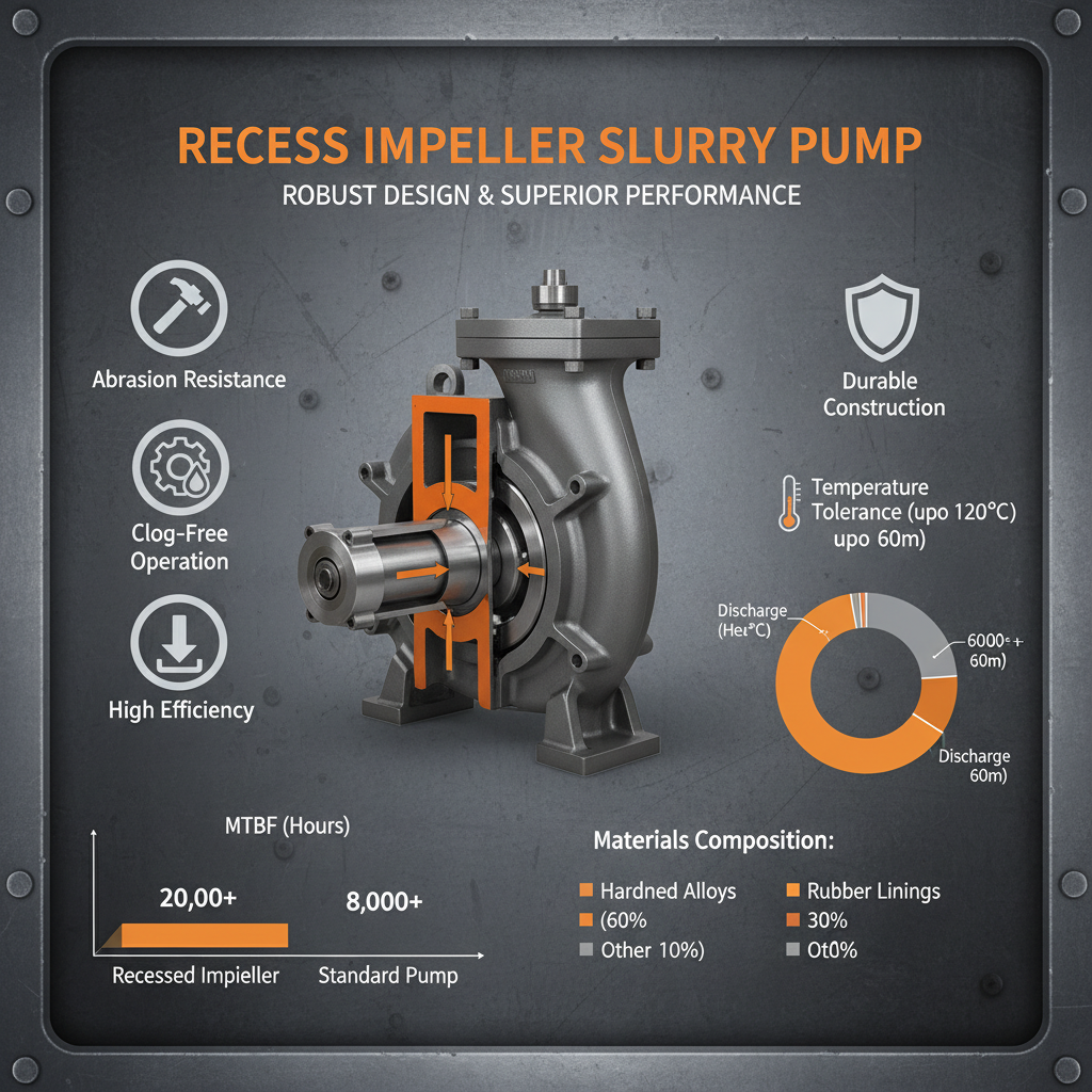 Maximize Efficiency with High Quality Recessed Impeller Slurry Pumps for Robust Applications