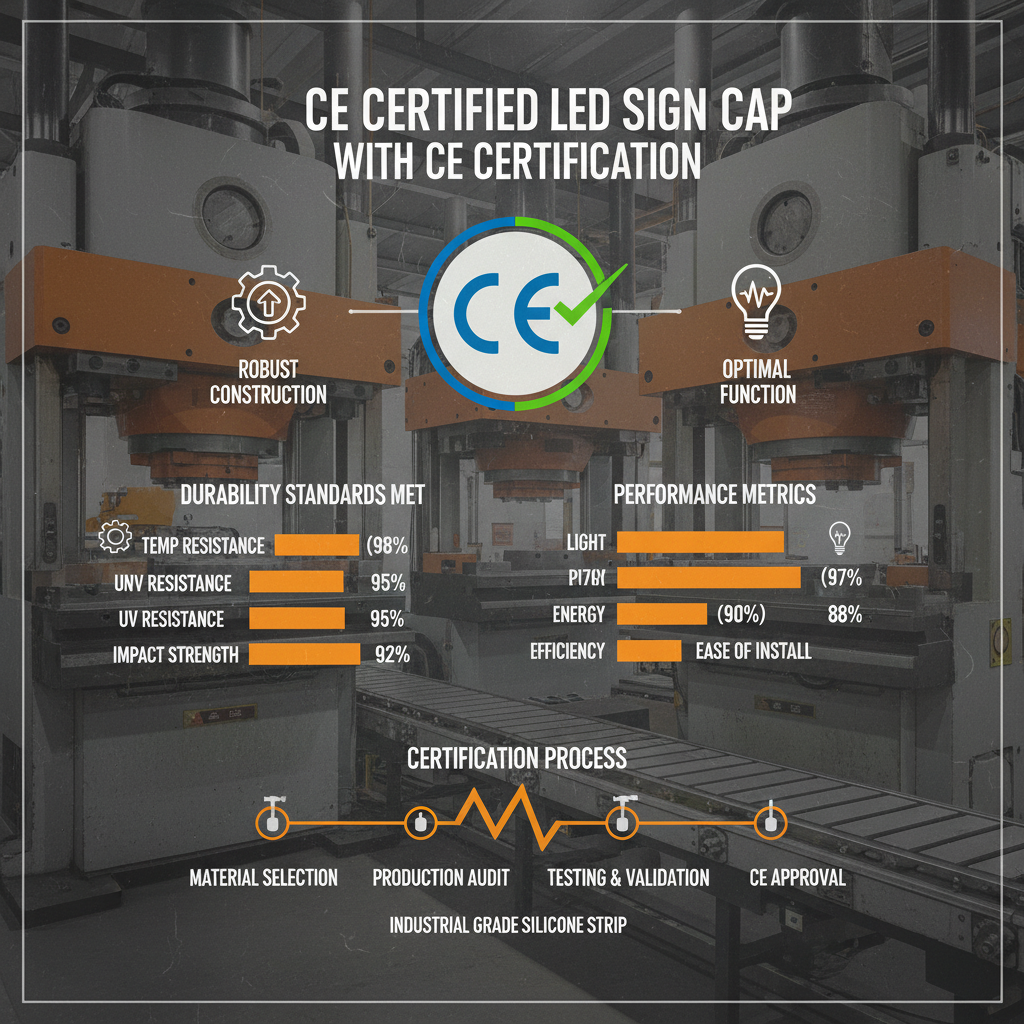 CE Certification LED Signs and Trim Cap Solutions for Enhanced Safety