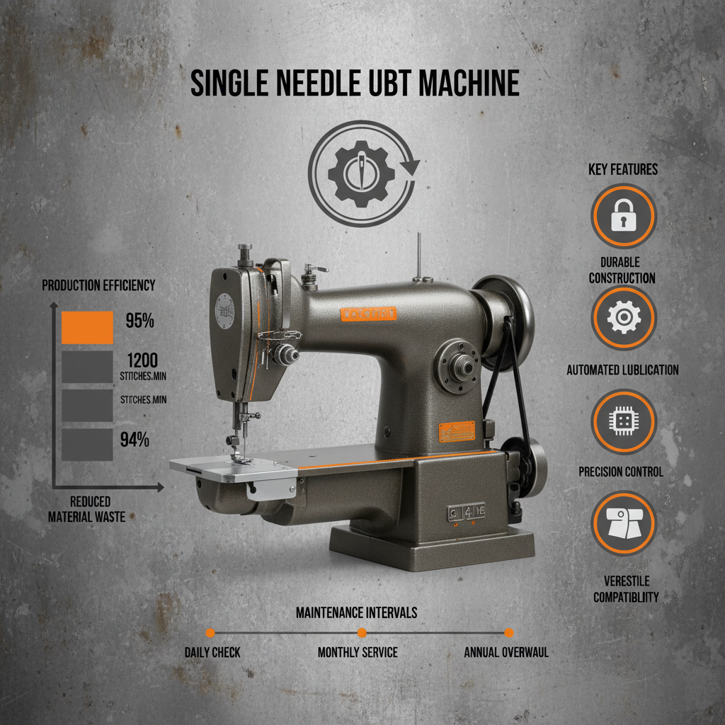 Explore the Versatility of the Single Needle UBT Machine for Sewing Applications