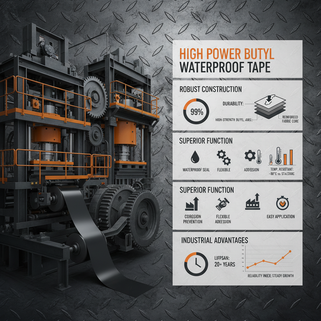 Comprehensive Guide to High Power Butyl Waterproof Tape Applications