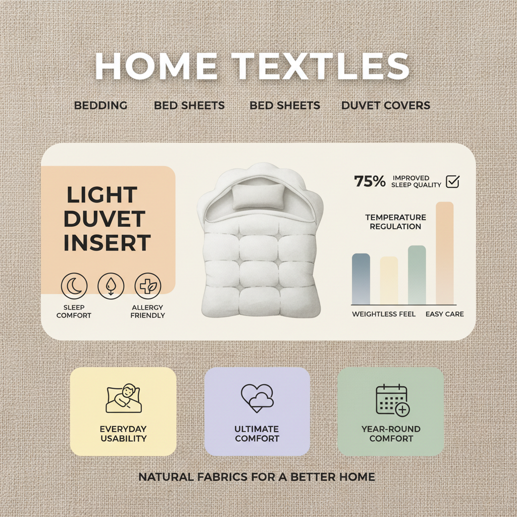 Choosing the Perfect Light Duvet Insert for a Restful Nights Sleep