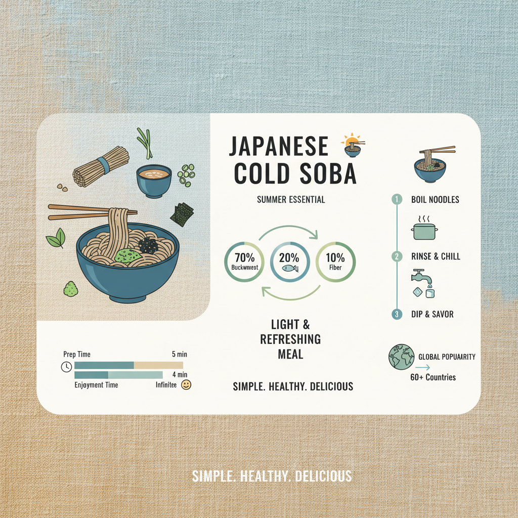 Discover the Refreshing Taste of Japanese Cold Buckwheat Noodles and Zaru Soba