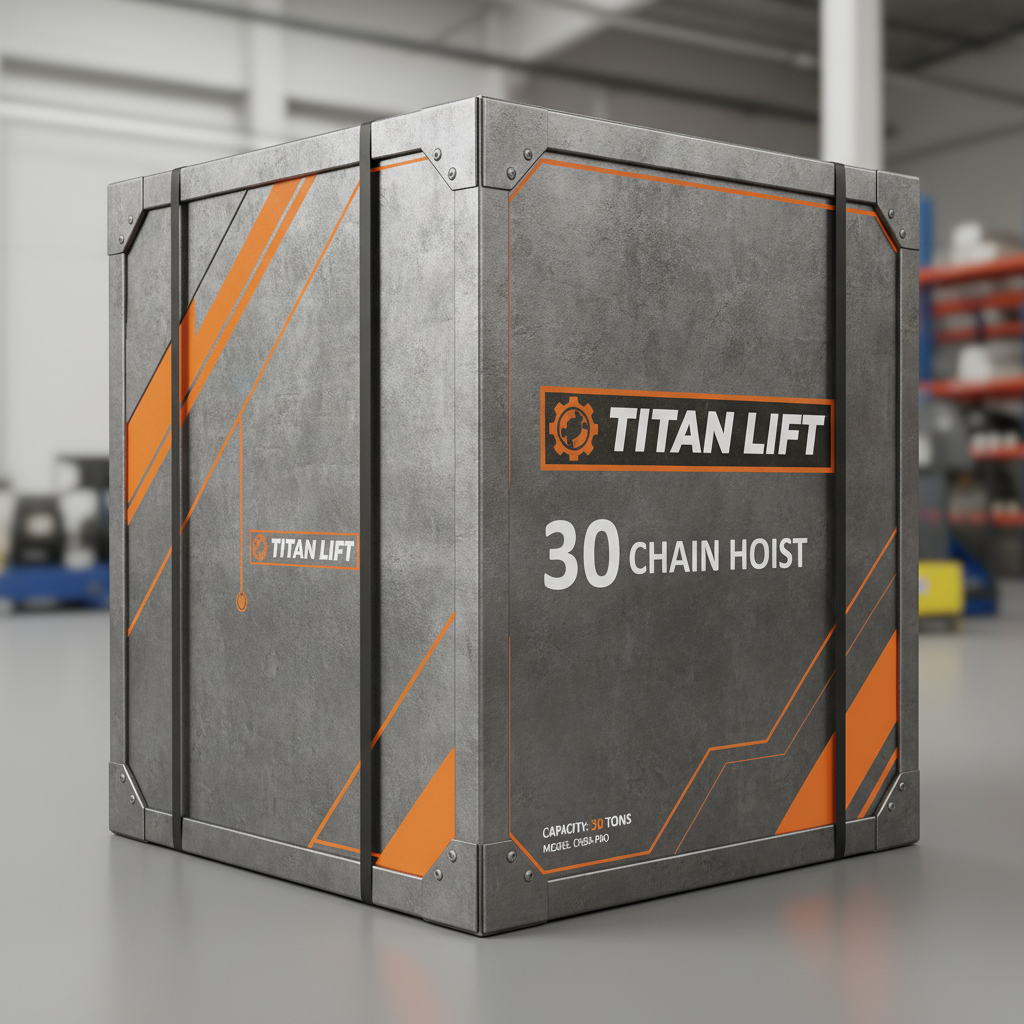 Comprehensive Guide to 30 Chain Hoist Operation and Safety Considerations