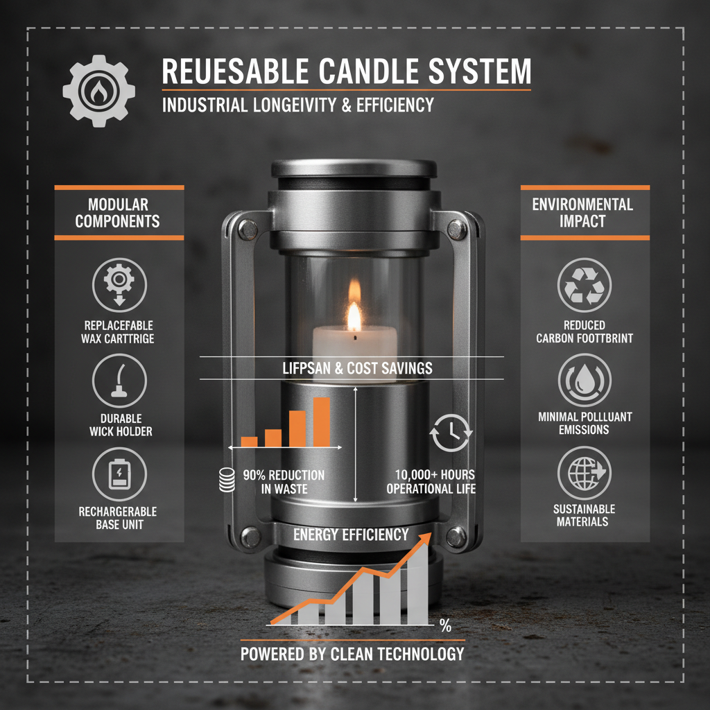 Illuminate Your Home Sustainably with Reusable Candle Options