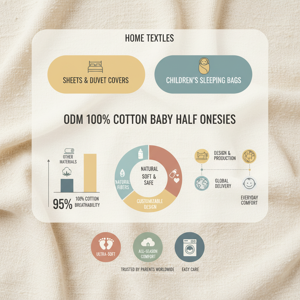 Premium ODM 100 Cotton Baby Half Onesies Your Reliable Supplier