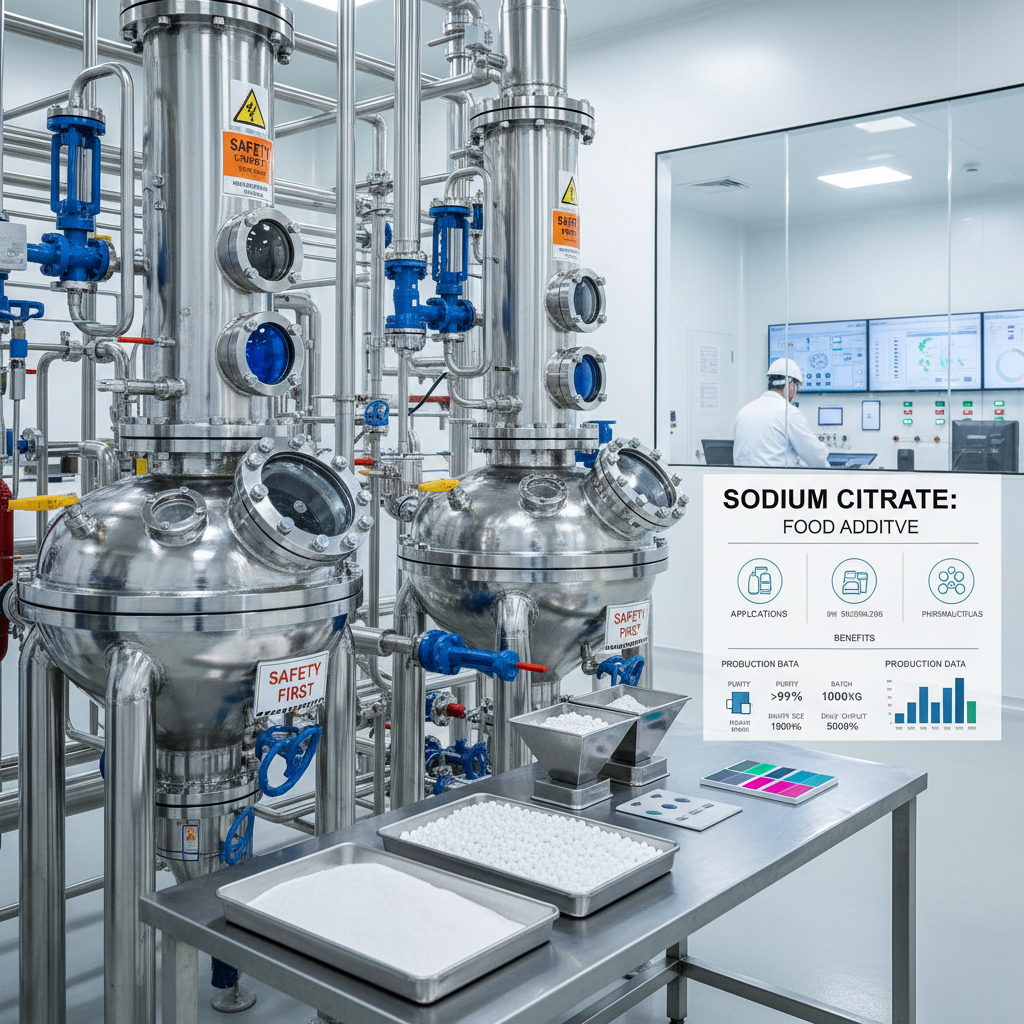 Comprehensive Guide to Sodium Citrate Food Additive and Its Applications