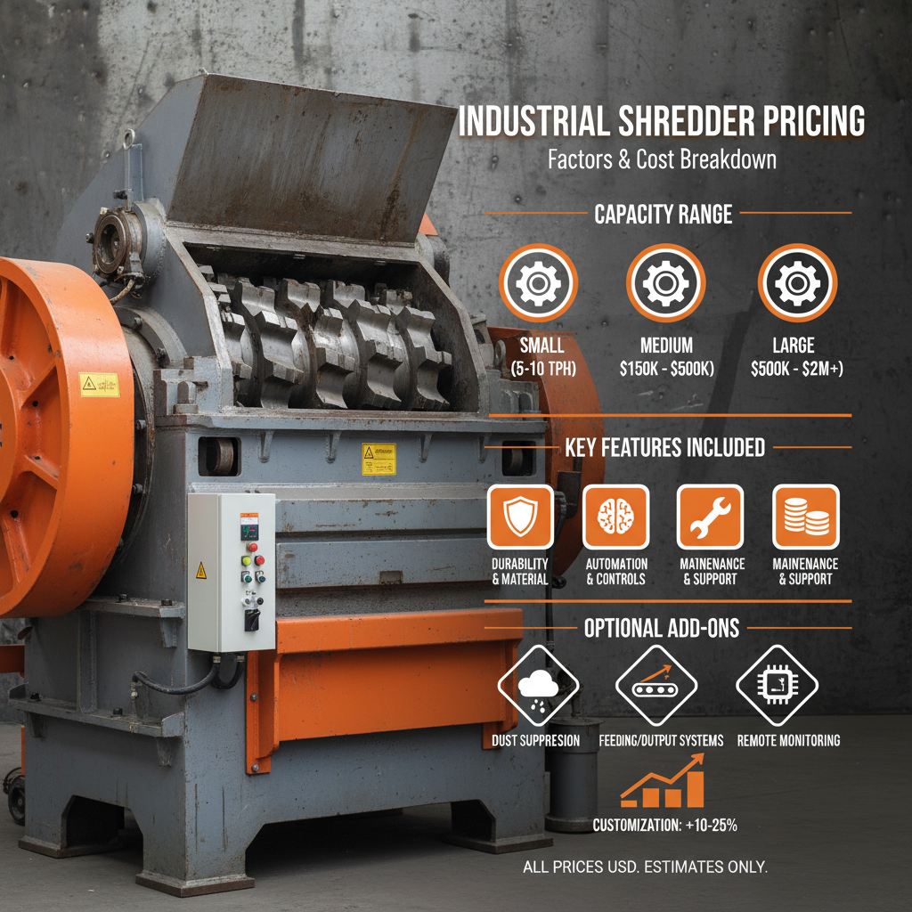 Understanding Industrial Shredding Machine Price A Comprehensive Guide To Purchasing