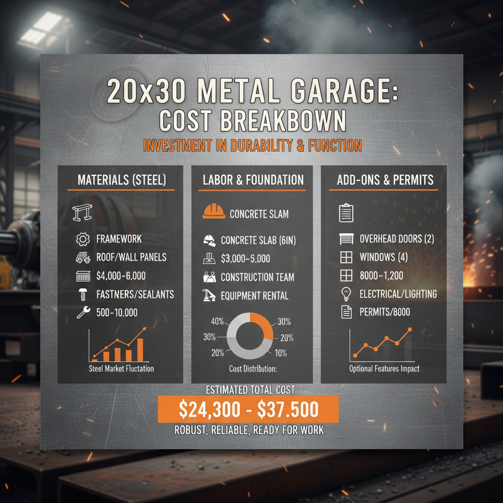 Understanding the Cost of a 20x30 Metal Garage and Key Considerations