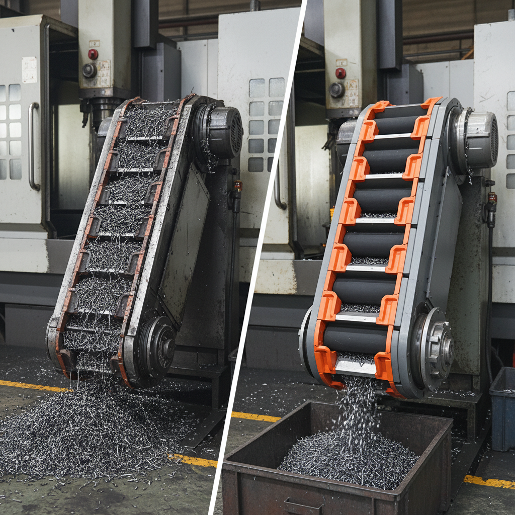 Optimizing Manufacturing Processes with a Reliable Chip Conveyor Belt System