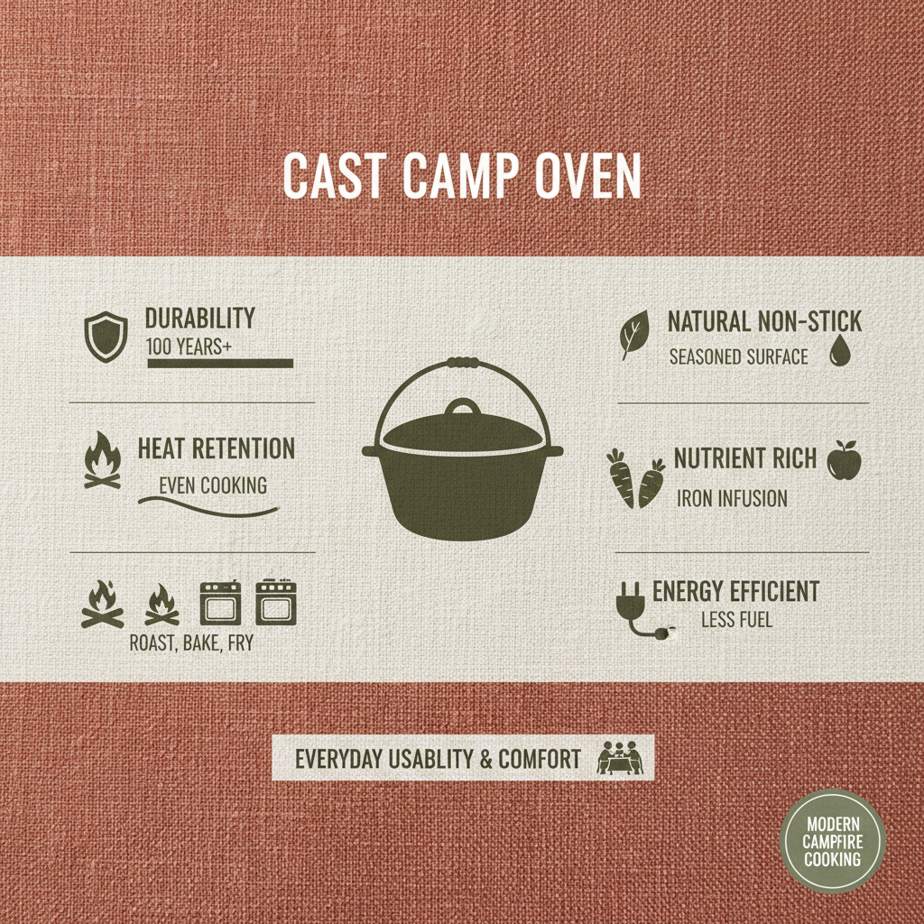 Discover the Benefits of a Cast Camp Oven for Outdoor Cooking