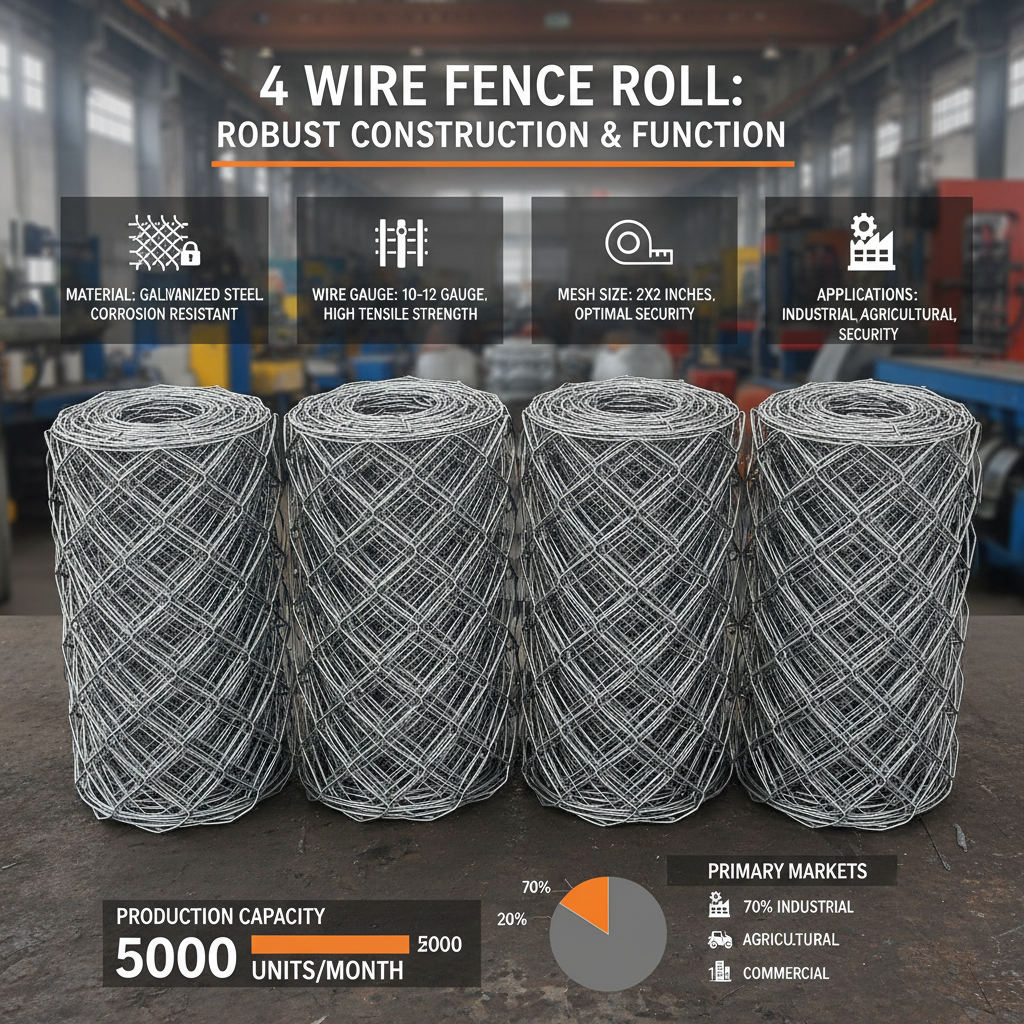 Comprehensive Guide to 4 Wire Fence Roll for Property and Livestock Security