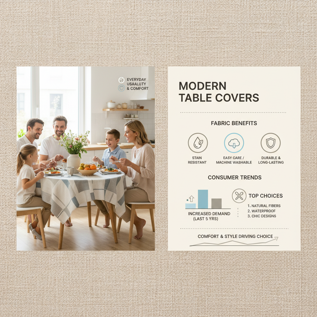 Elevate Your Dining Space with a Stylish Modern Table Cover