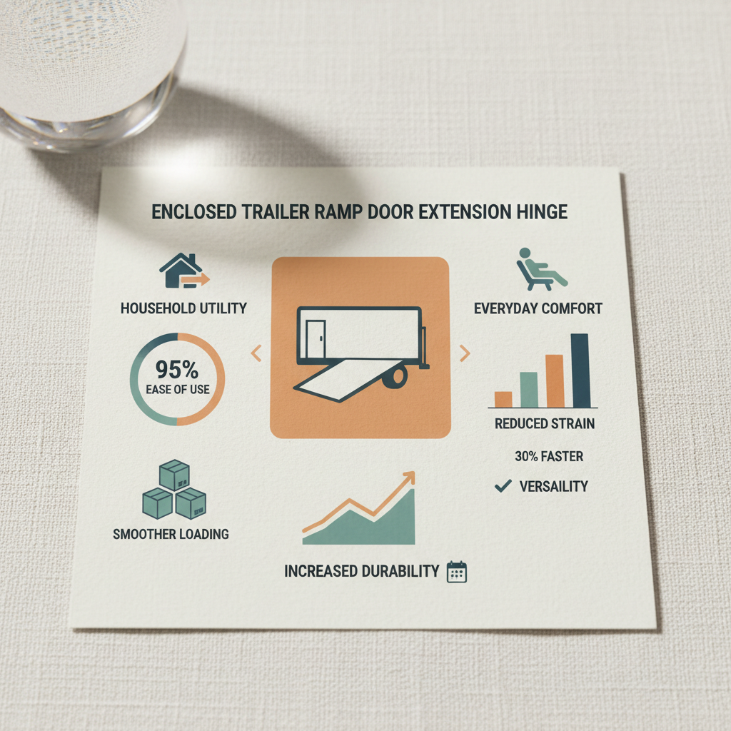 Comprehensive Guide to Choosing the Right Enclosed Trailer Ramp Door Extension Hinge