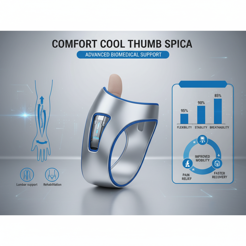 Experience Ultimate Comfort Cool Thumb Spica for Wrist and Thumb Support