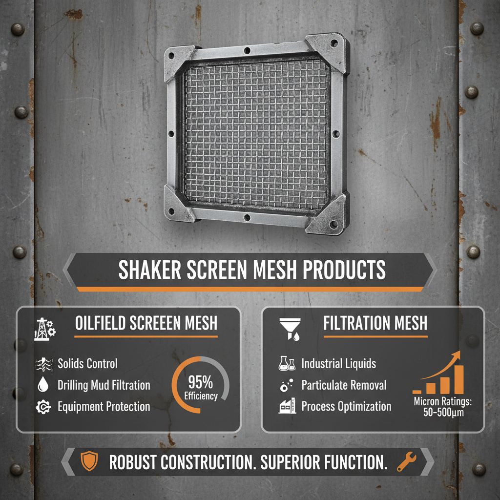 Comprehensive Guide to Shaker Screen Mesh Products and Their Applications