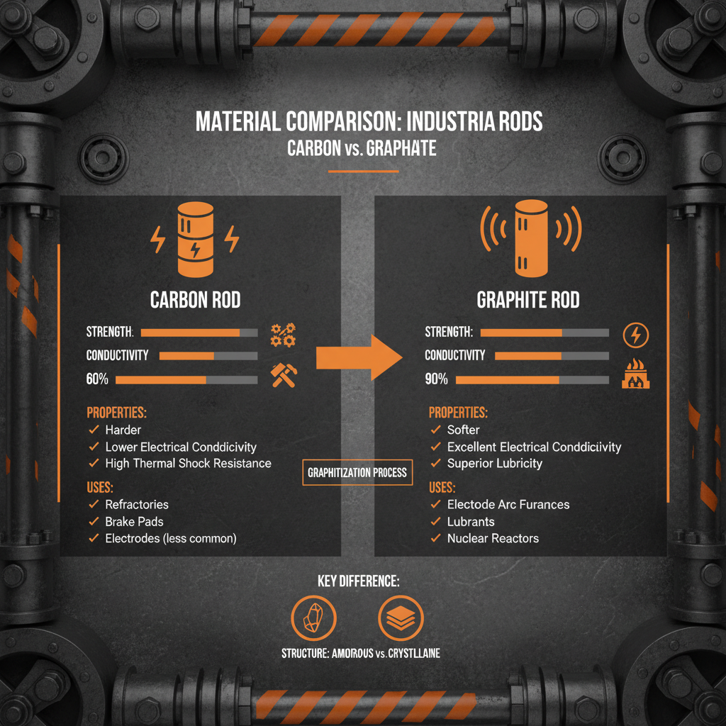 Detailed Comparison of Carbon vs Graphite Rod Properties and Applications